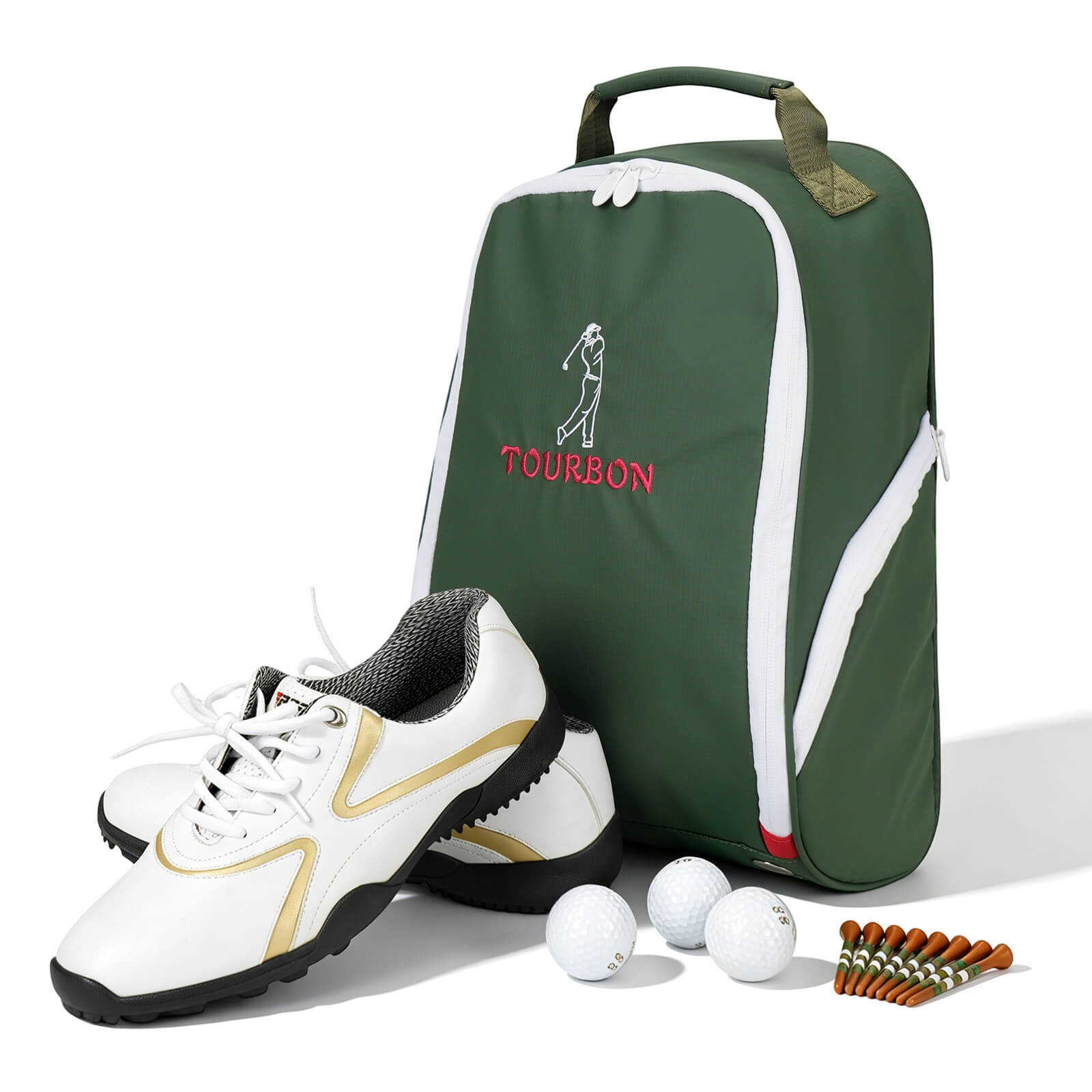 nylon golf shoe bag