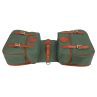 Green Canvas Bicycle Double Pannier Bag