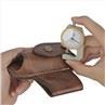 Leather EDC Multitool Pouch Holster Brown With Belt Clip