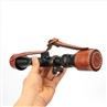 Leather Rifle Scope Cover With Adjustable Strap-khaki